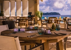 sea view dining at the liming st vincent the grenadines caribbean
