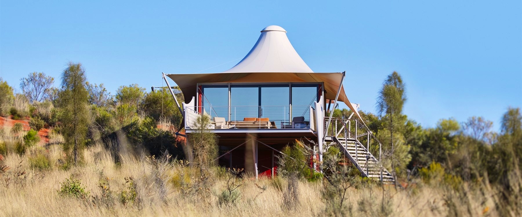 luxury tent exterior