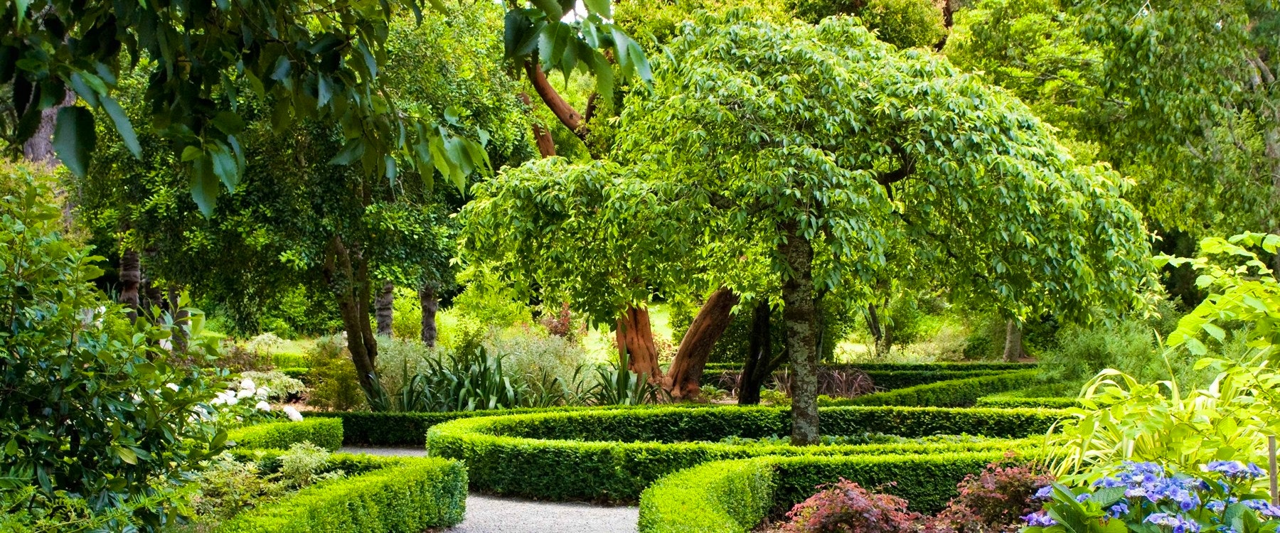 Dutch Garden at Otahuna Lodge, New Zealand 