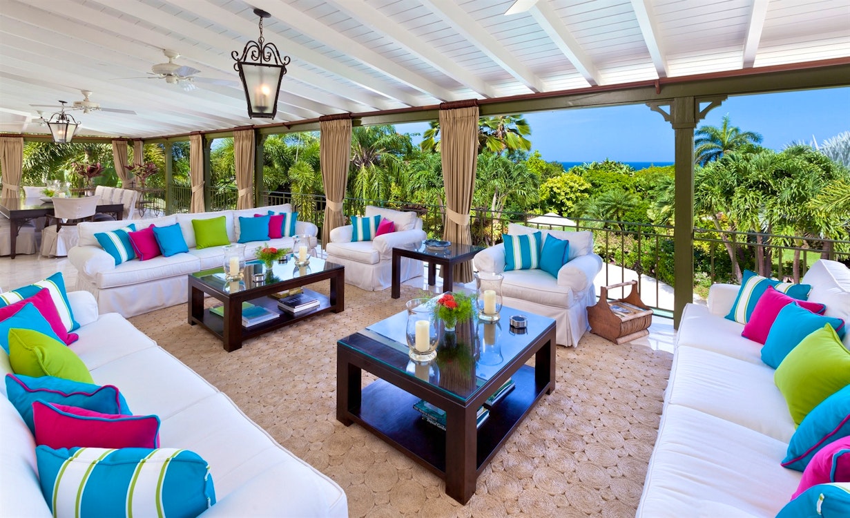 patio at eden villa sugar hill barbados 