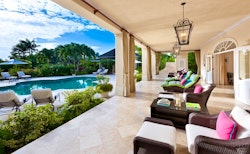 patio at eden villa sugar hill barbados