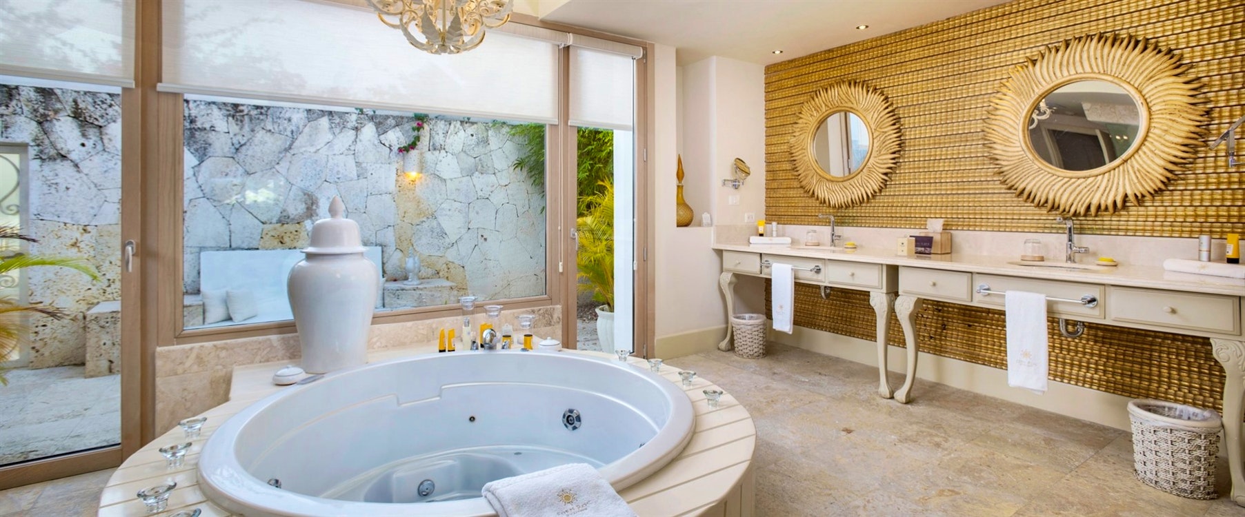 Four Bedroom Imperial Villa Master Bathroom at Eden Roc at Cap Cana Boutique Suites & Beach Club, Dominican Republic