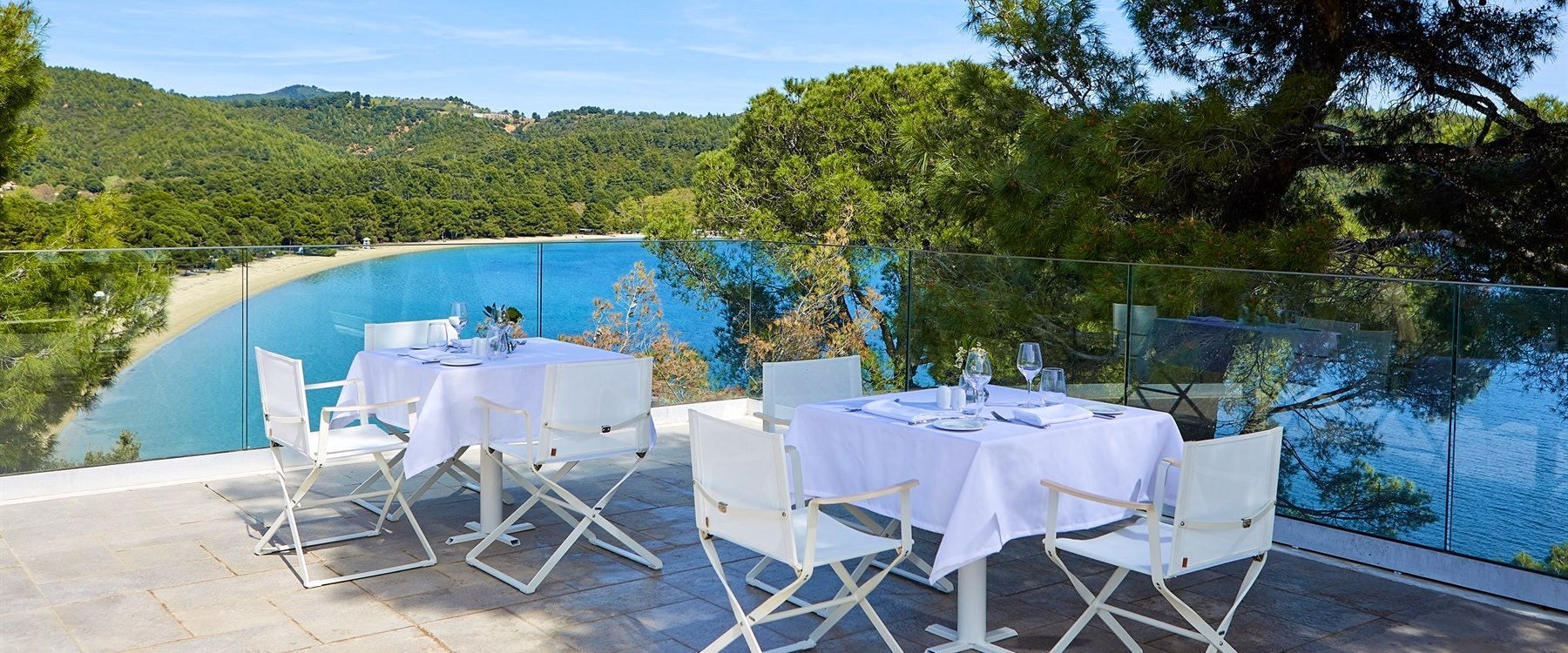 Restaurant at Elivi, Skiathos, Greece