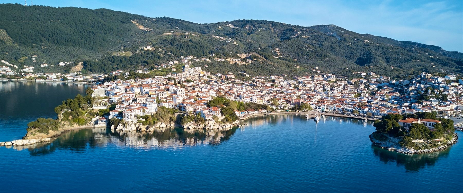 Overview, Elivi, Skiathos, Greece