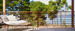 Private Terrace at Elivi, Skiathos, Greece