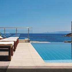 Diamond Residence Swimming Pool at Elounda Peninsula All Suite Hotel, Crete, Greece
