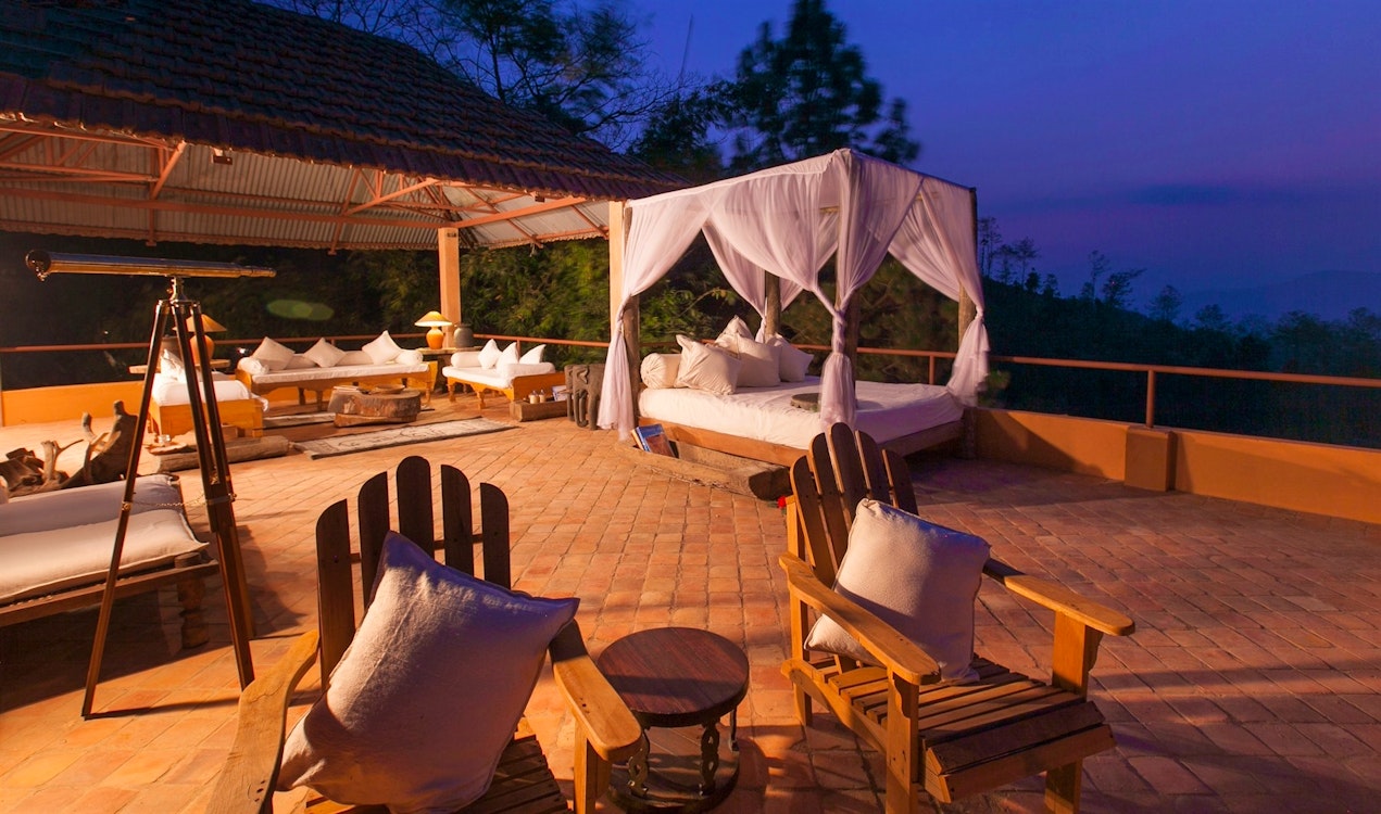 executive suite with terrace at dwarikas dhulikhel