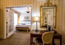 Bedroom at Hotel Monteleone, New Orleans 