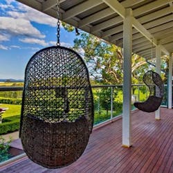 Beautiful view from hotel at Kirkton Park Hunter Valley, Australia
