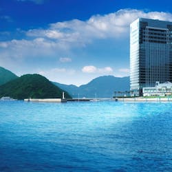 Exterior of Grand Prince Hotel Hiroshima, Japan