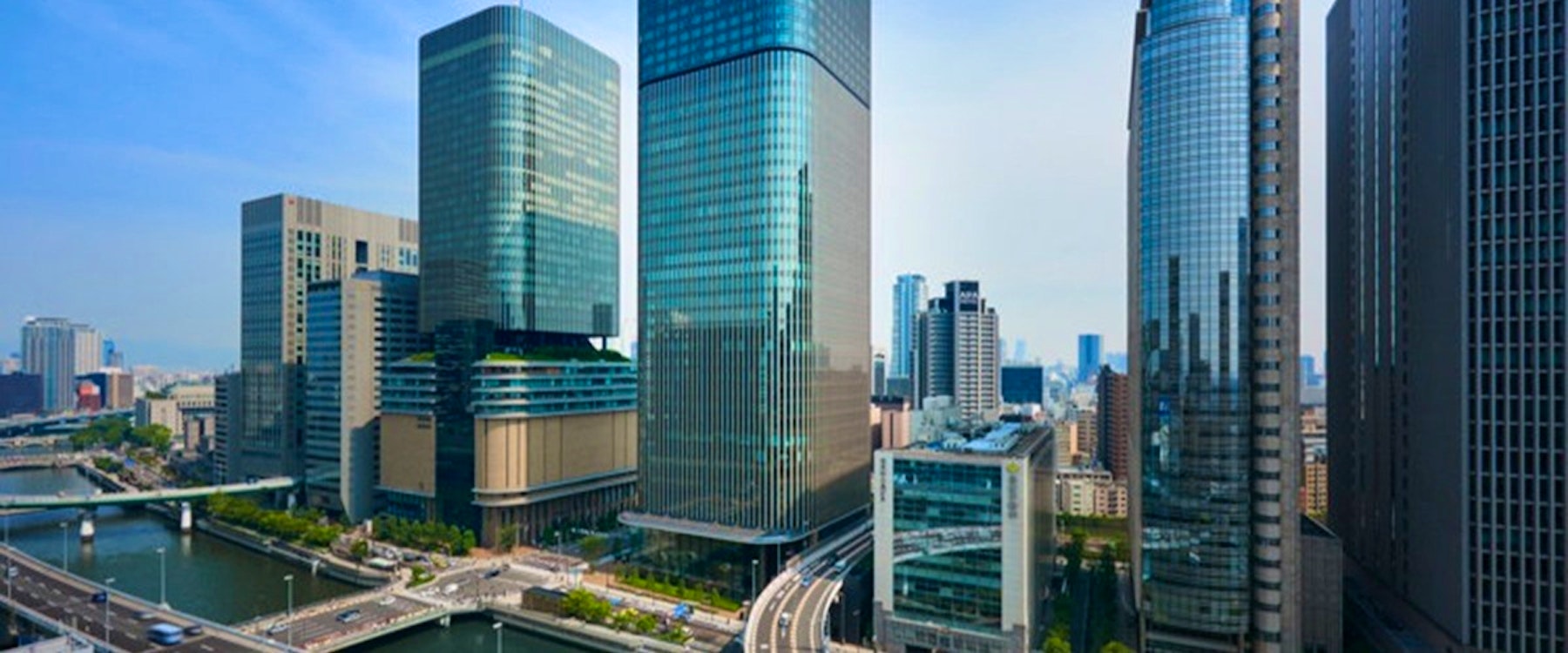 Exterior of Conrad Osaka, Japan
