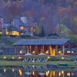 Exterior of Twin Farms, Vermont