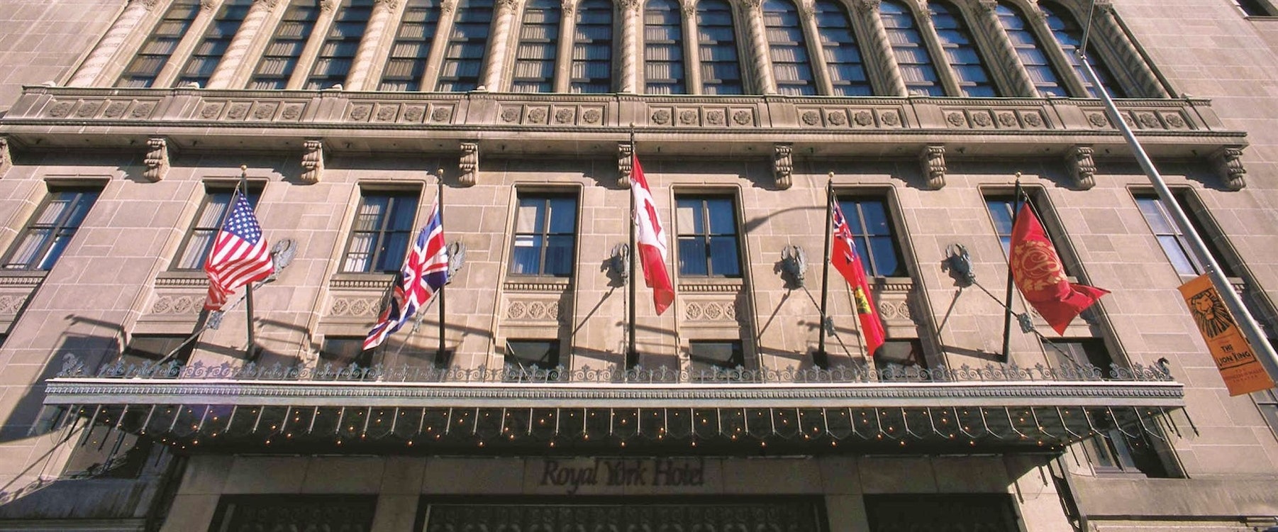 Exterior of Fairmont Royal York, Toronto 