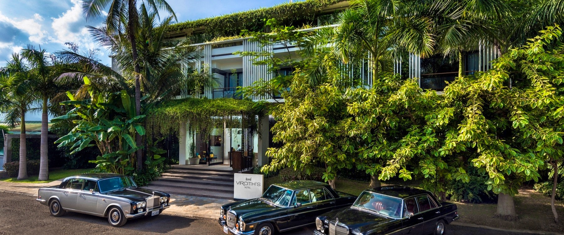 Exterior of Viroth’s Hotel, Siem Reap