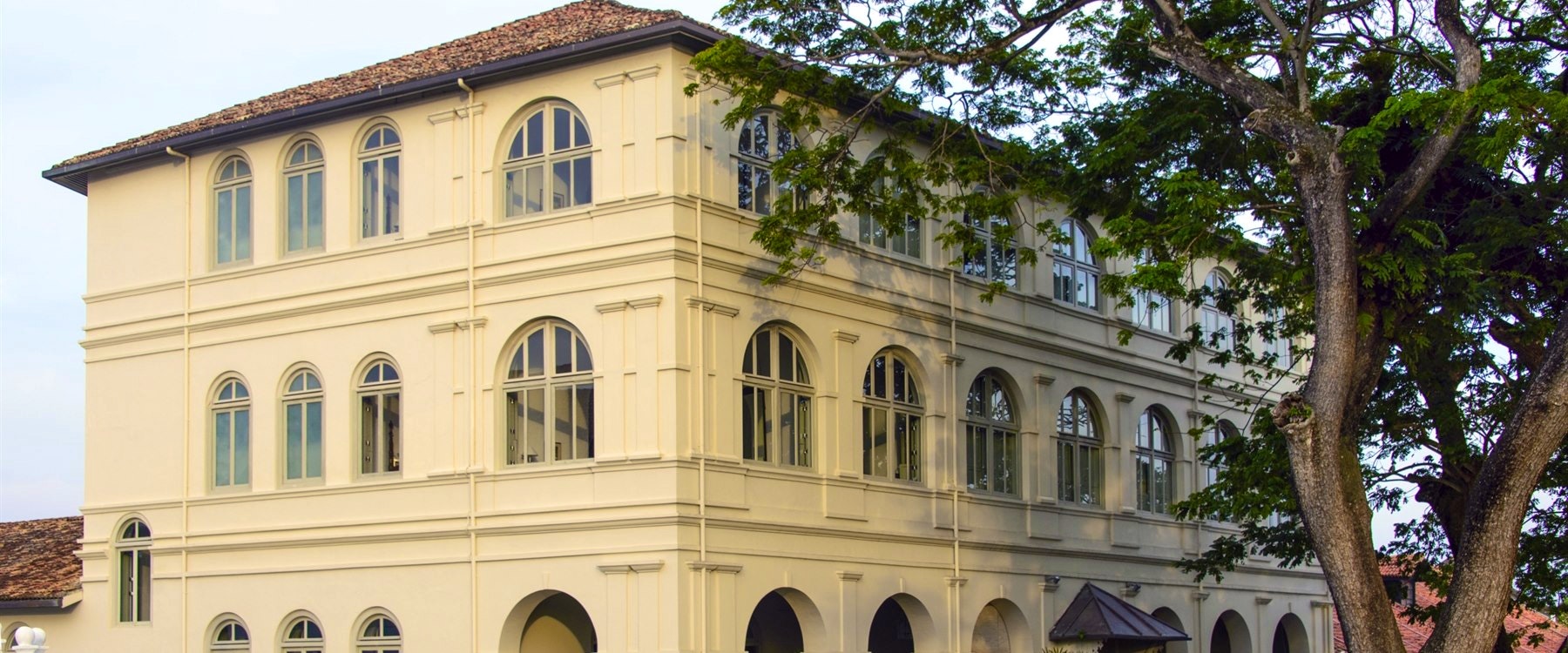 Exterior close up of Amangalla, Sri Lanka