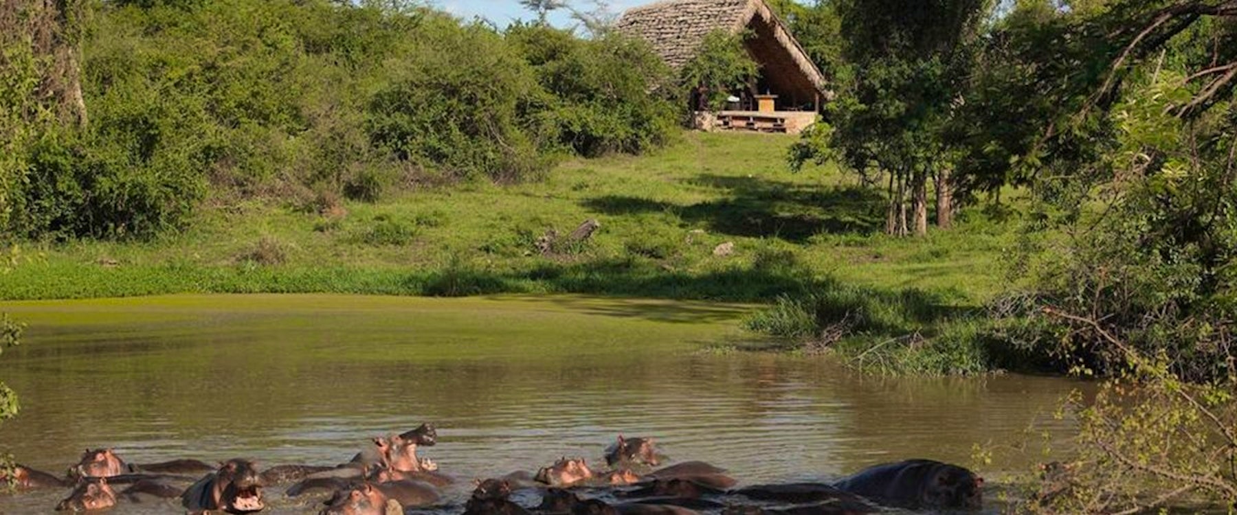 Exterior view of &Beyond Grumeti Serengeti Tented Camp