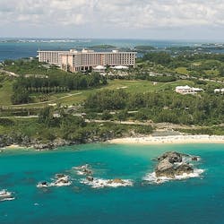Aerial View of Fairmont Southampton, Bermuda