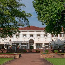 Front Entrance of Victoria Falls Hotel, Zimbabwe