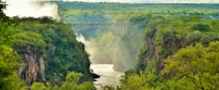 Falls view at Victoria Falls Hotel, Zimbabwe 