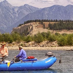 fly fishing at three bars guest ranch