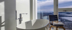 Bathroom at Fogo Island Inn, Newfoundland