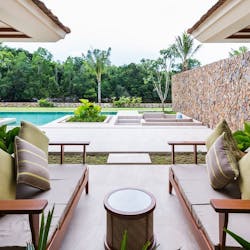 Reception area at Fusion Resort Phu Quoc, Vietnam