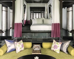 Hotel villa interior at Four Seasons Resort The Nam Hai, Hoi An, Vietnam