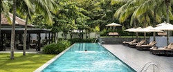 Lap pool at Four Seasons Resort The Nam Hai, Hoi An, Vietnam