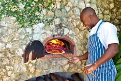 pizza oven fustic house barbados