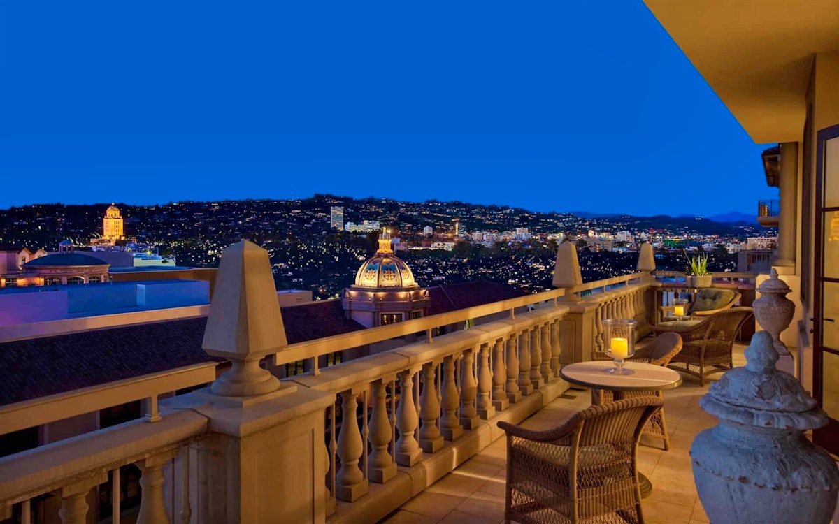 Rooftop View at Montage Beverly Hills, Los Angeles 