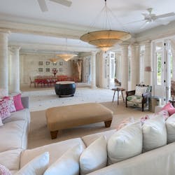 living room at gardenia villa barbados