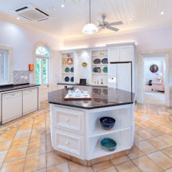 kitchen at gardenia villa barbados