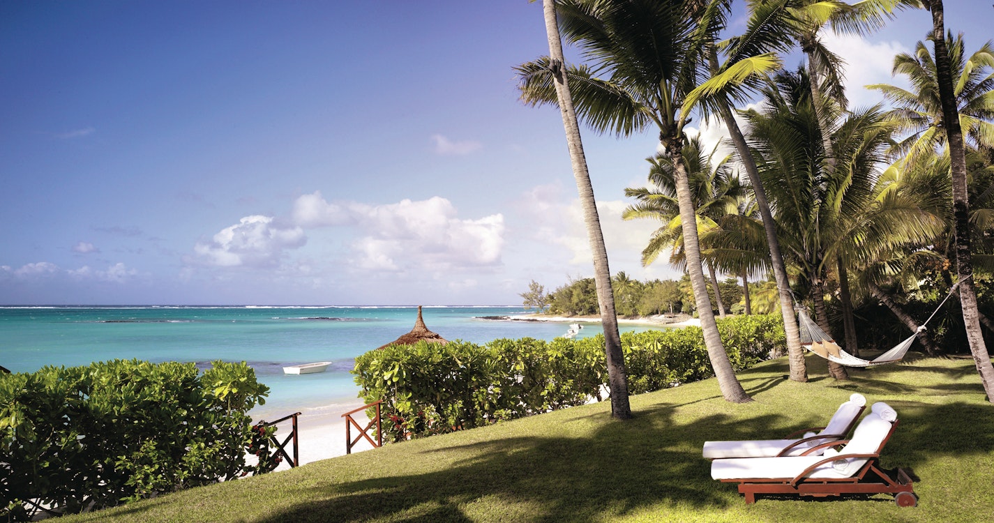 Lounge Beach Area at The Villa at One&Only Le Saint Geran