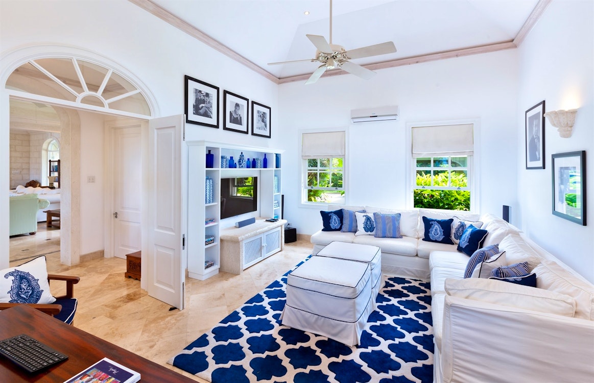 tv room at sugar hill  go easy barbados 