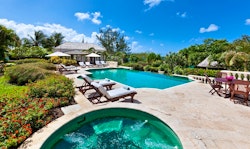 pool and jacuzzi at sugar hill  go easy barbados 
