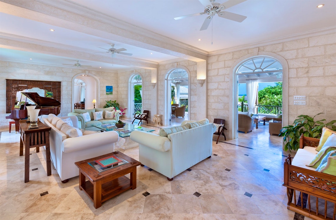 living room at sugar hill  go easy barbados 