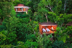 Gommier Spa and Zing Zing Restaurant, Secret Bay, Dominica, Caribbean