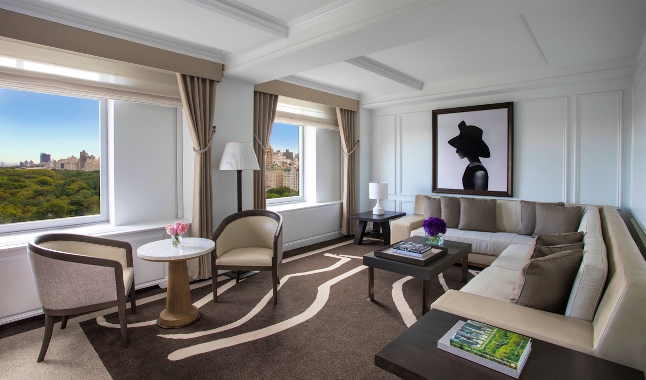 Grand View Park Suite Living Room, The Ritz-Carlton New York, Central Park, New York