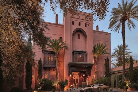 Grand Riad Entrance at Royal Mansour Marrakech, Morocco