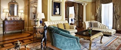 Presidentail Suite Living Room at Hotel Grande Bretagne, Greece