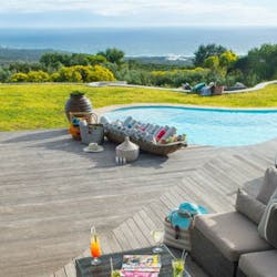 Outside pool at Grootbos Nature Reserve, Gansbaai