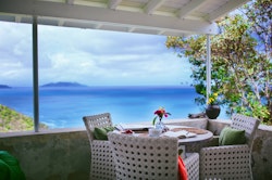 Terrace at Guana Island