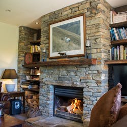 guest lounge area of Lime Tree Lodge Wanaka, South Island, New Zealand