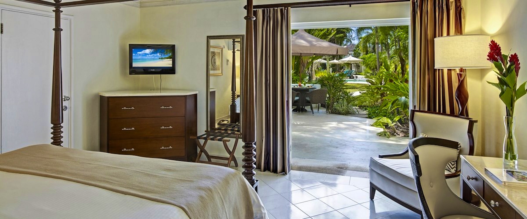 Pool Garden View Room at Colony Club by Elegant Hotels, Barbados, Caribbean
