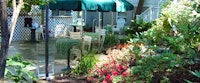 Patio garden at  Halliburton Hotel, Halifax