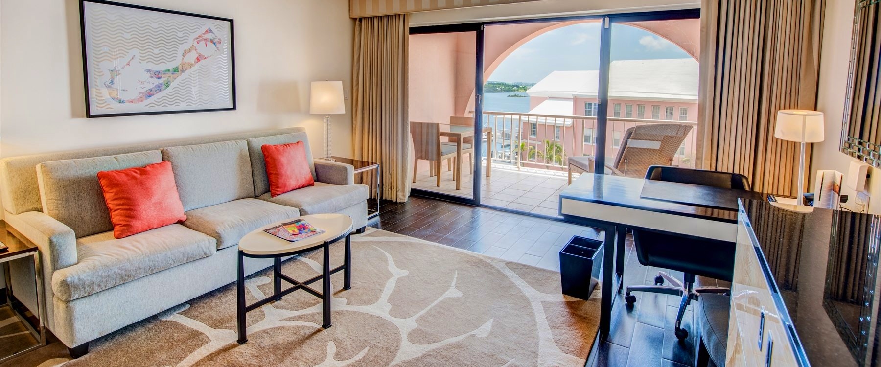 Gold Suite Living Room at Hamilton Princess & Beach Club, Bermuda