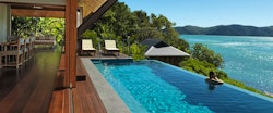 Private swimming pool, qualia, hamilton island