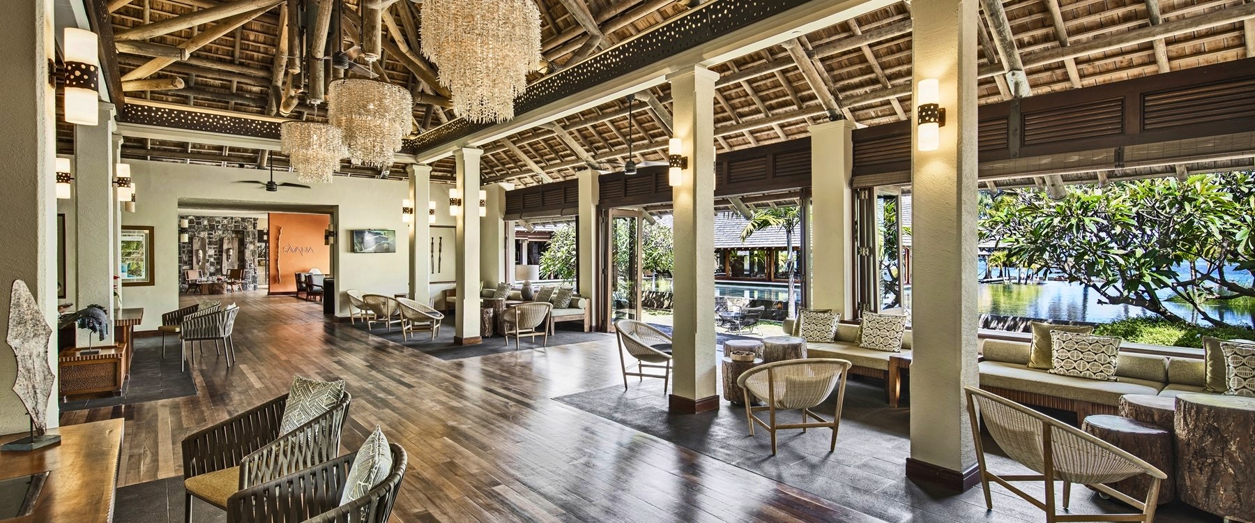 Reception Lobby at Heritage Awali Golf & Spa Resort, Mauritius 