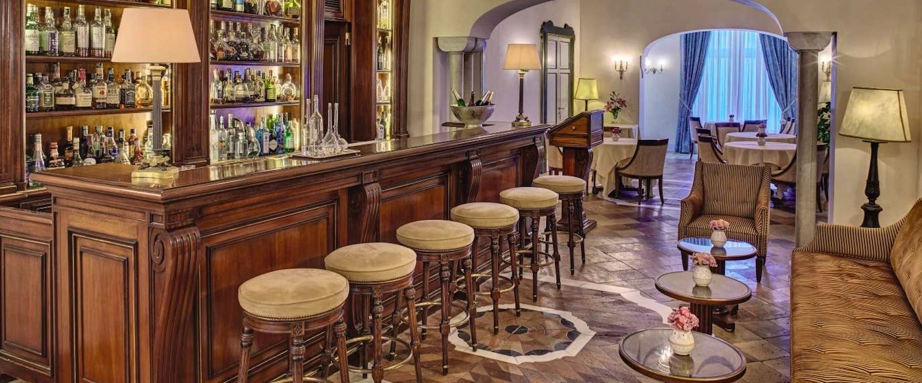 Bar Area at Caruso, A Belmond Hotel, Amalfi Coast, Italy