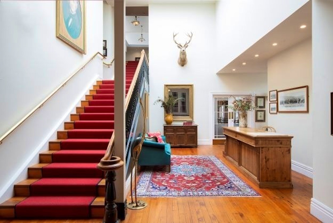 foyer at the martinborough hotel